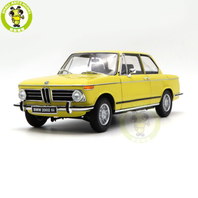 1/18 BMW 2002 tii Yellow KYOSHO 08543 Diecast Model Car Gifts For