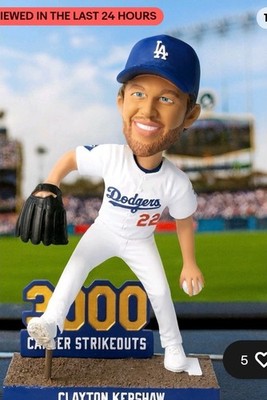Clayton Kershaw 3,000キャリアストライクアウト フィギュア Clayton