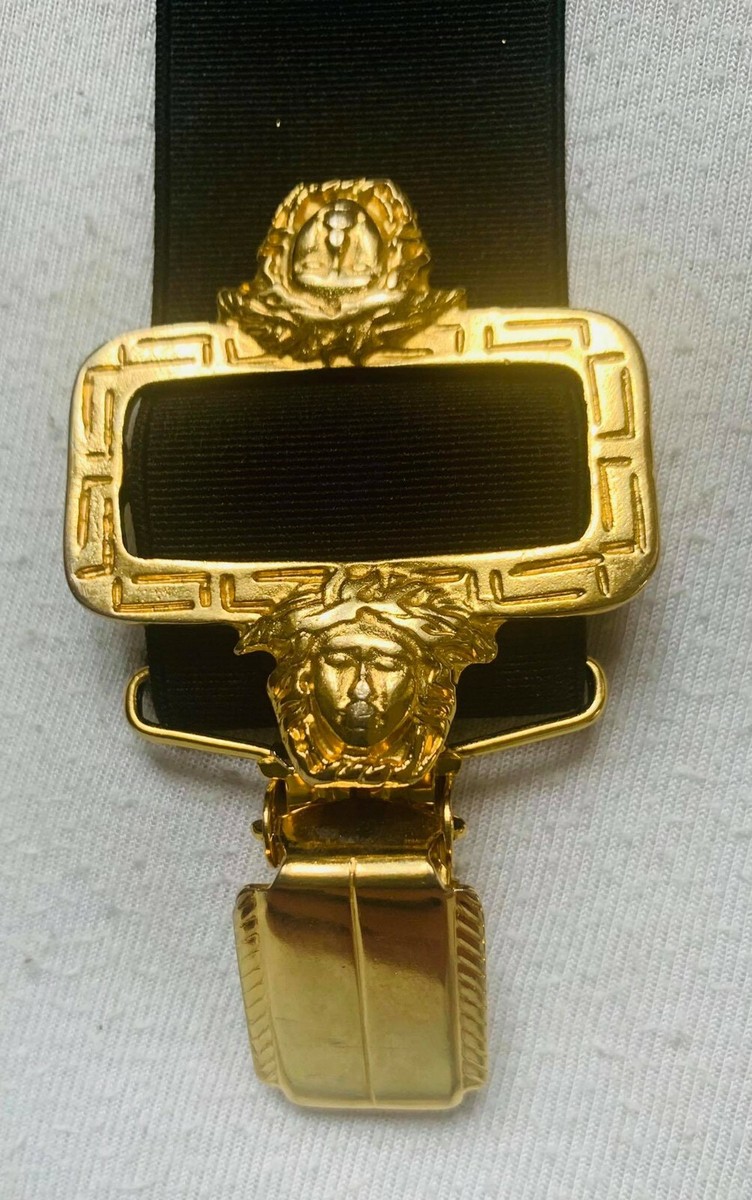 小物 versace vintage suspender 小物 versace vintage suspender