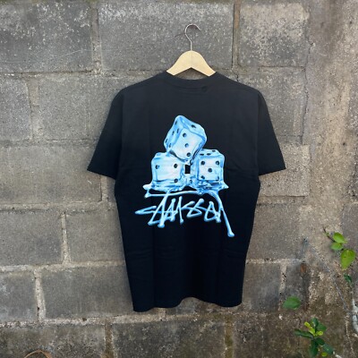 Stussy Melted Tee Black | eBay