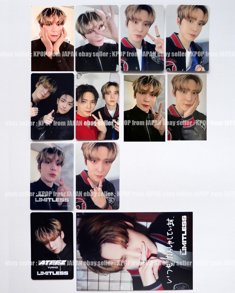YUNHO ATEEZ Limitless Official Photocard ATINY Tower records HMV