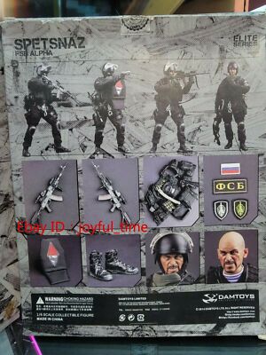 in stock ，DAMTOYS 1/6 Russian Spetsnaz FSB Alpha Group Action