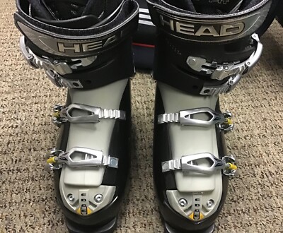 HEAD Edge 9.7 Ski Boots Size US 8/8.5 Mens Super Macro w/ Bag