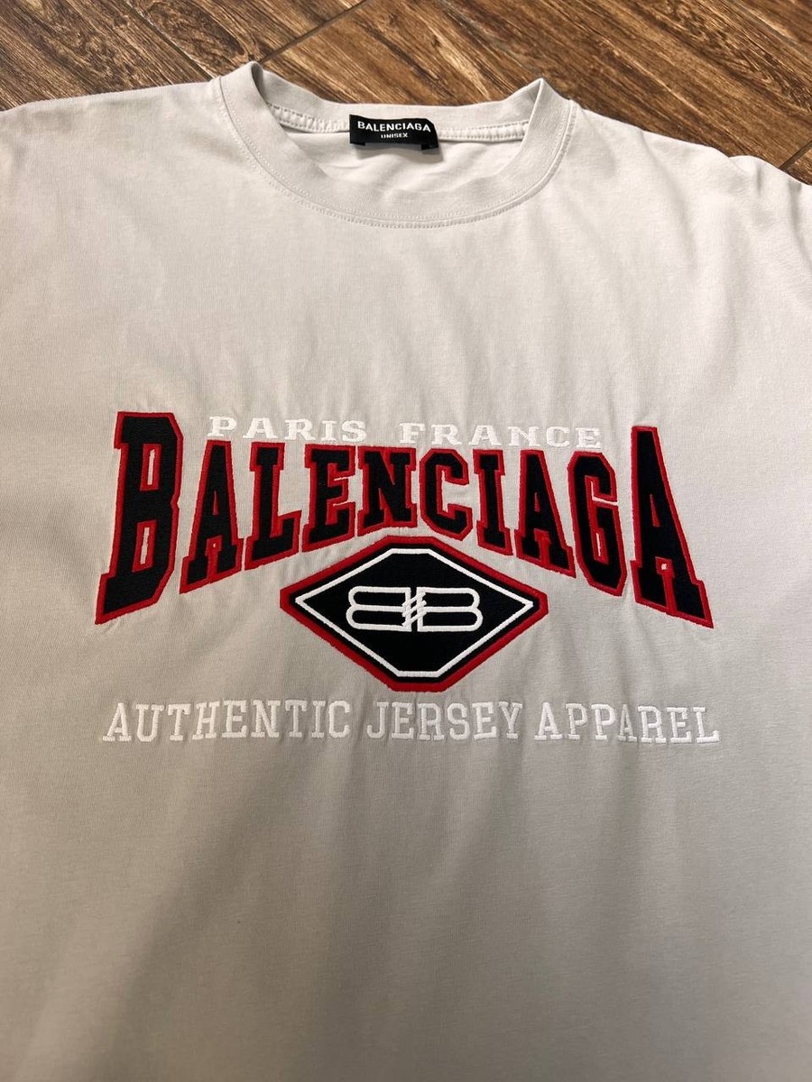 balenciaga t shirt jersey unisex | eBay