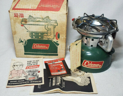 VTG 1971 COLEMAN 502-700 SPORTSTER SINGLE BURNER CAMP COOKING
