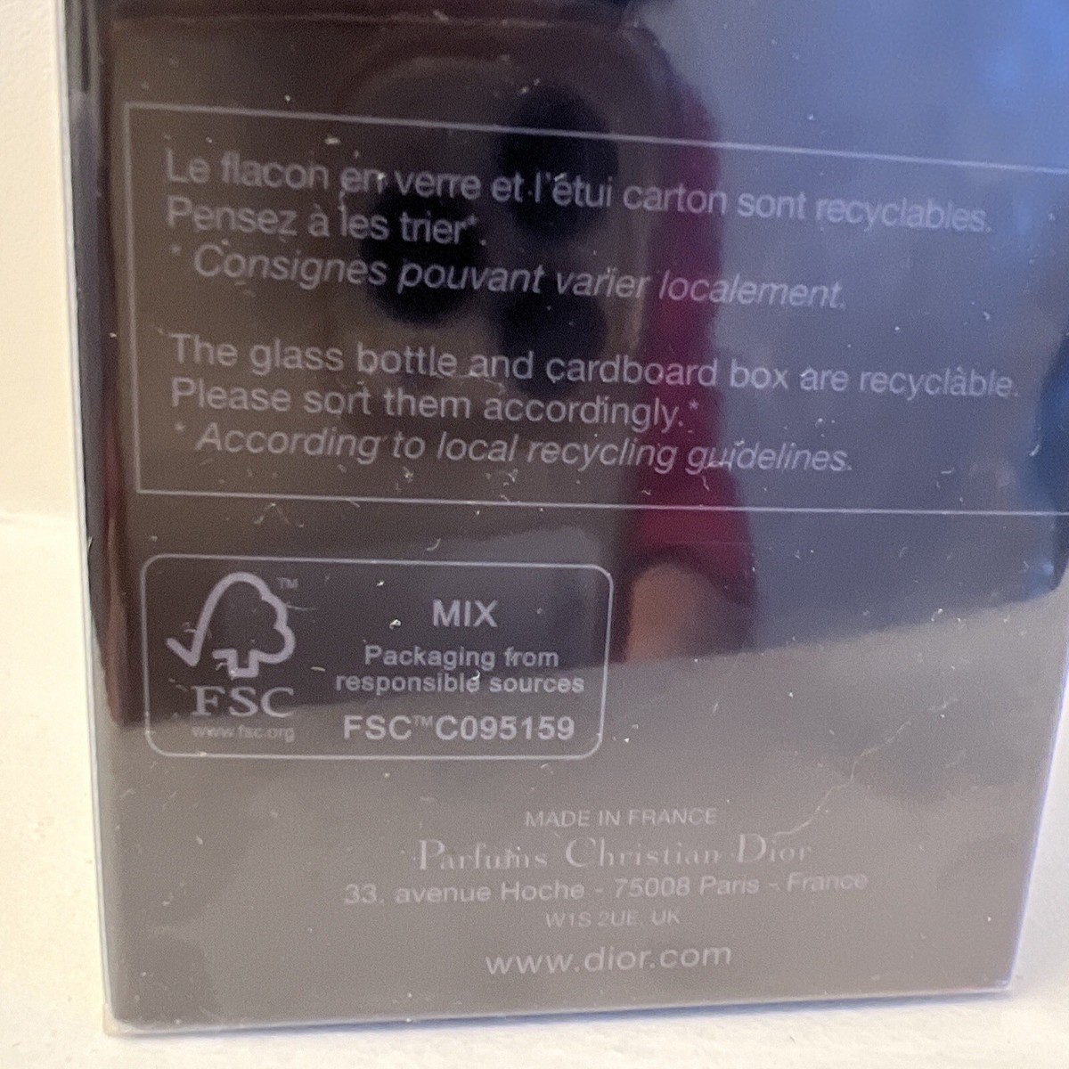 Dior Sauvage Parfum Spray For Men Made In France, 60 Ml-2 Oz New