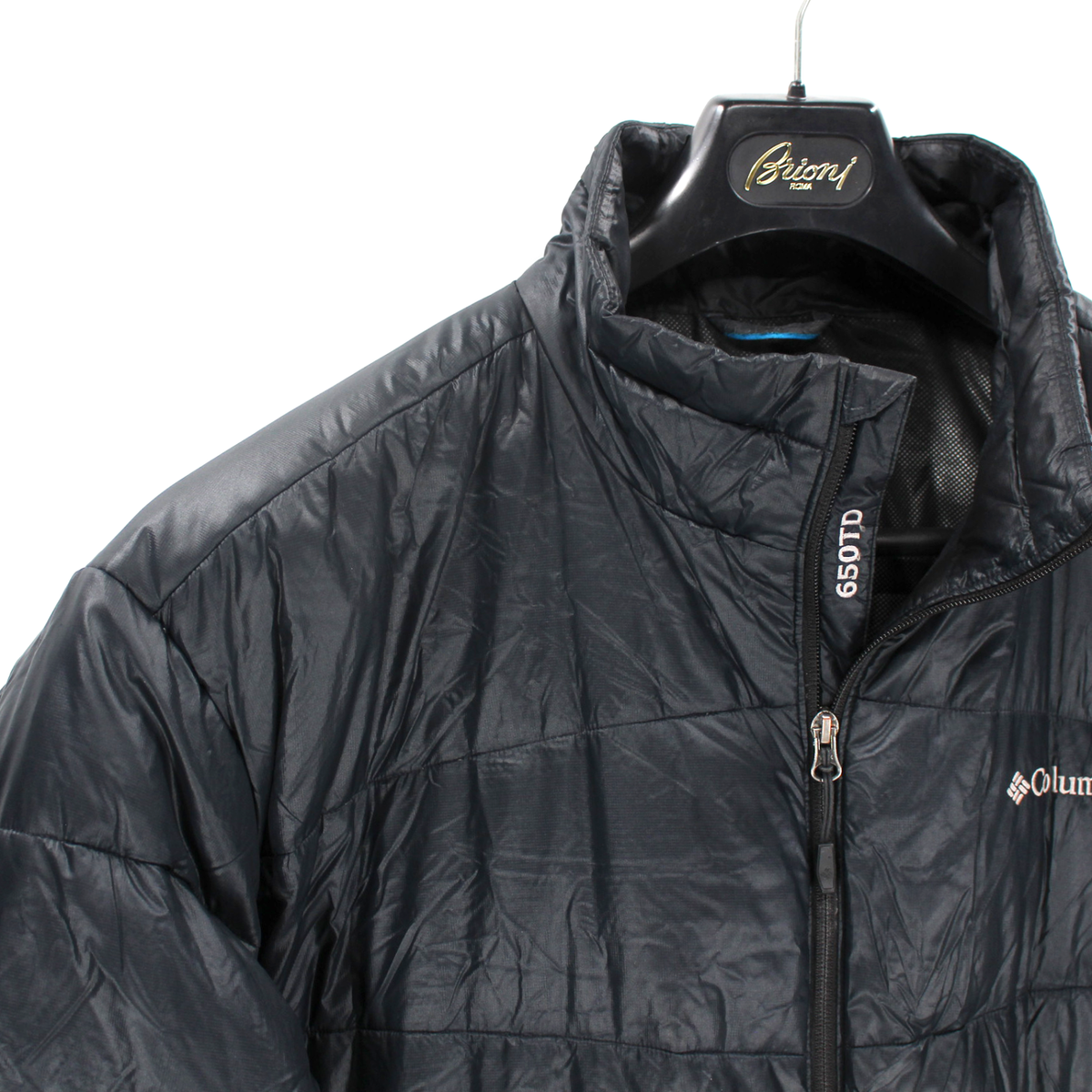 Columbia Omni Heat Turbodown 650TD Black Insulated Zip-Up Puffer