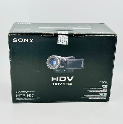 Sony HDR-HC1 HDV 1080i/MiniDV Camcorder HD 27242681330| eBay