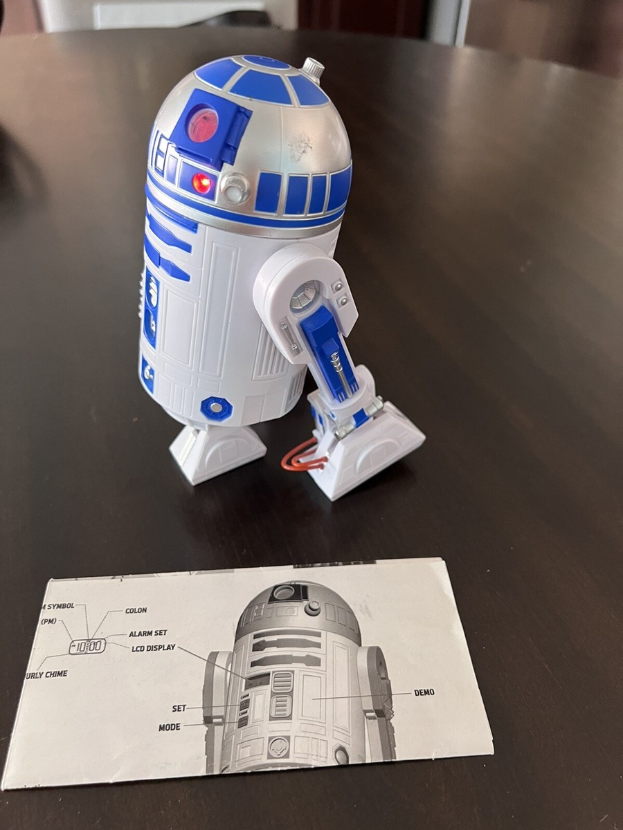 STAR WARS R2D2 Projection Talking Alarm Clock Rare Parallel Import