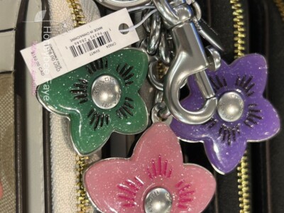 NWT Coach Wildflower Cluster Bag Charm CR924 (excluding The Purse