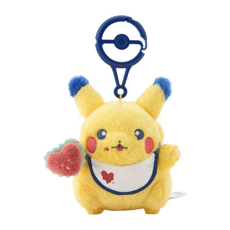 Pokemon Center Original Pikachu Diner Plush Keychain Hamburger