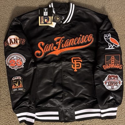 OVO x New Era MLB San Francisco Giants Varsity Jacket Size L & XXL
