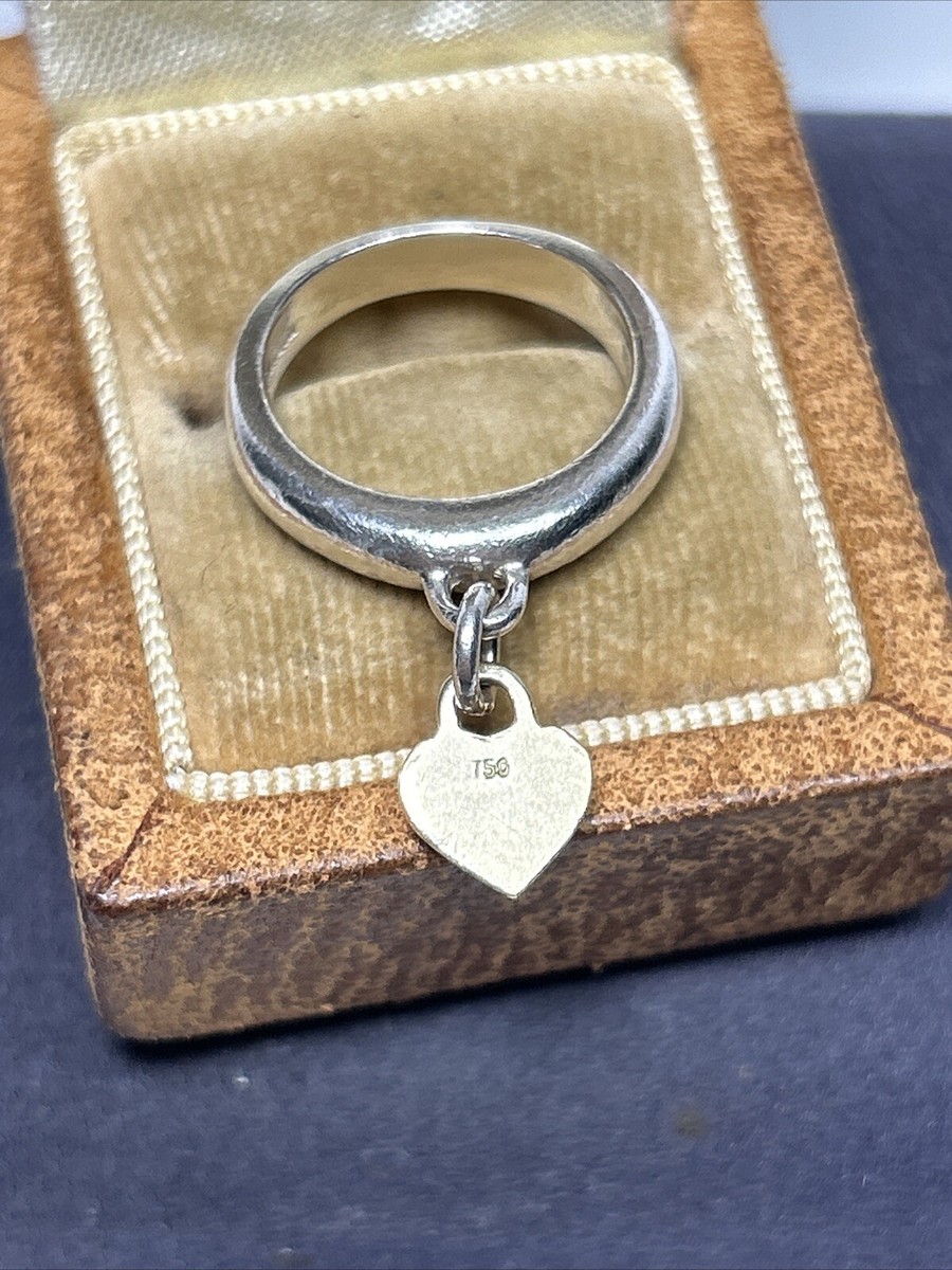 Auth Vintage Tiffany & Co Sterling Silver & 18k Gold Heart Lock