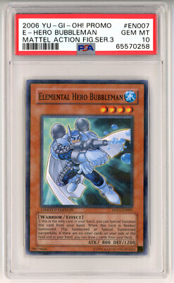 YUGIOH MF03-EN007 ELEMENTAL HERO BUBBLEMAN PARALLEL PSA 10 GEM