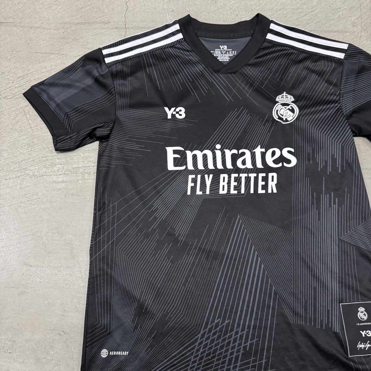 Real Madrid 120th Anniversary 2021-2022 Y-3 Adidas Authentic Black