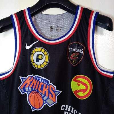 Nike Supreme NBA Teams Basketball Jersey Size XL AQ4228-100 Black