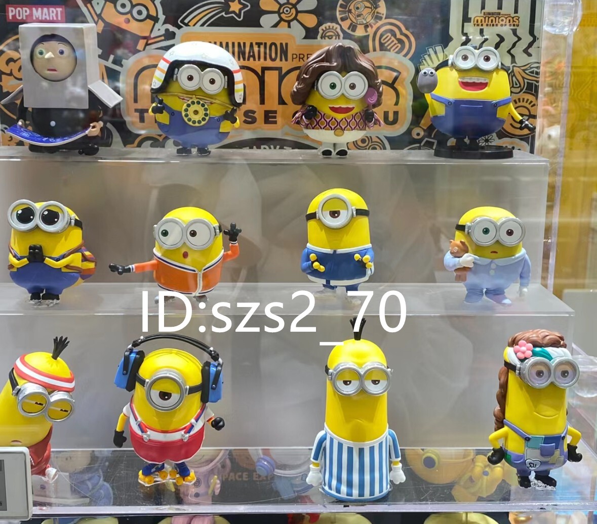 12pcs + Secret Authentic POP MART Minions The Rise Of Gru Mini