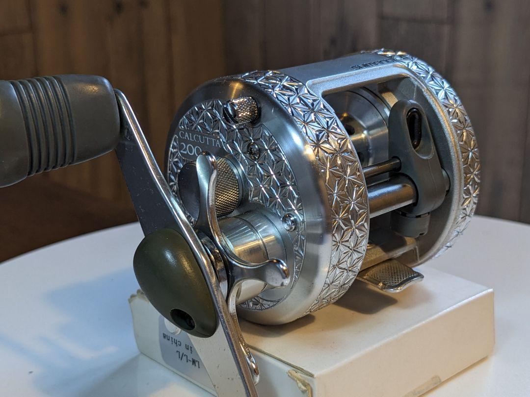 Shimano Calcutta 100 彫金 Engraving custom Shimano Calcutta 200