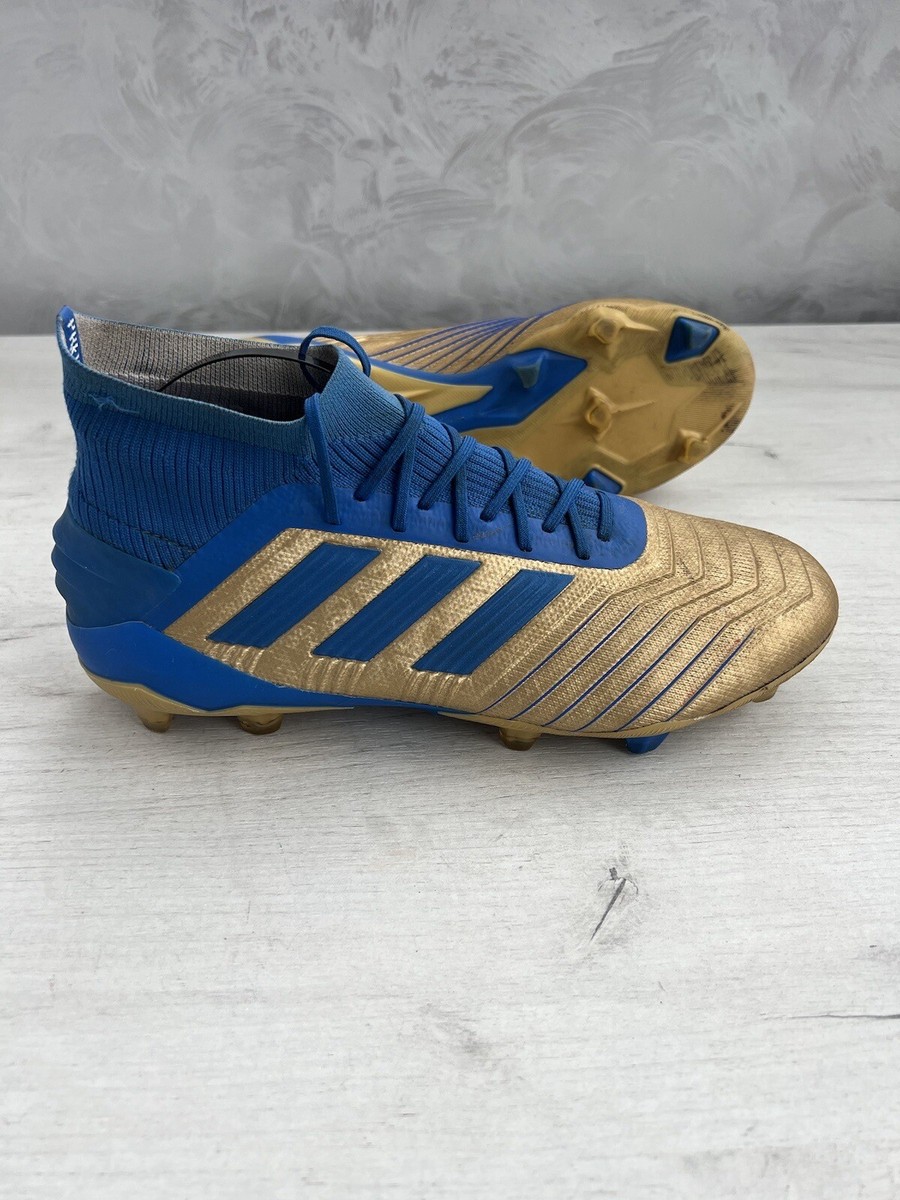 Adidas Predator 19.1 FG Gold Metallic Professional Football Cleats