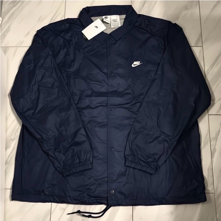Nike Big and Tall Men's Loose Fit Jacket Navy Blue New | eBay