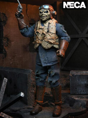 Neca Iron Maiden Aces High Eddie 8 Inch Clothed Action Figure New