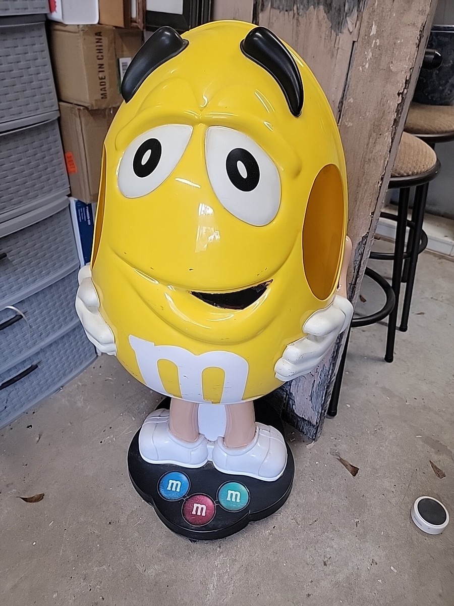 M&M Peanut Stand Up Display Figure on Wheels 41” Tall | eBay