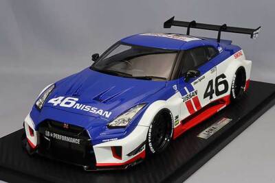 1/18 Ignition PLB-Silhouette WORKS GT Nissan 35GT-RR White/Blue