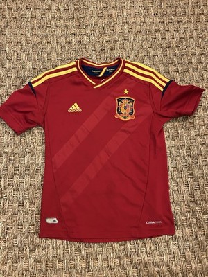 Spain Techfit jersey 2012 2013 Home M Shirt Adidas Player Issue