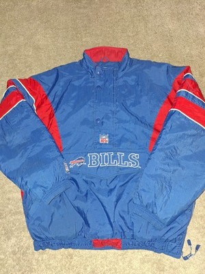 Vintage Buffalo Bills Pro Line Starter Jacket Mens 2XL Pullover