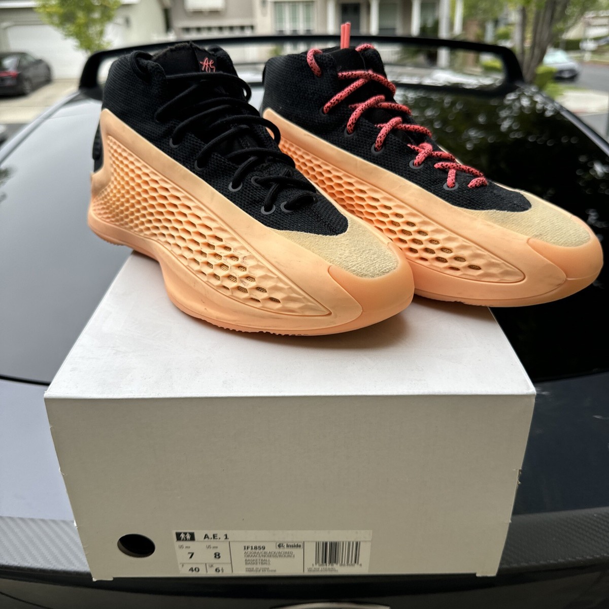 Size men 7 - adidas AE 1 With Love W/original Box And Shoes laces