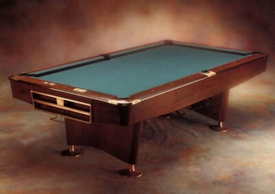 POOL TABLE BRUNSWICK GOLD CROWN 3 MAPLE parts full frame,legs