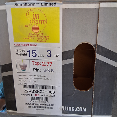 STORM アイデンティティ 15ポンド Storm Electrify Solid 15lb for