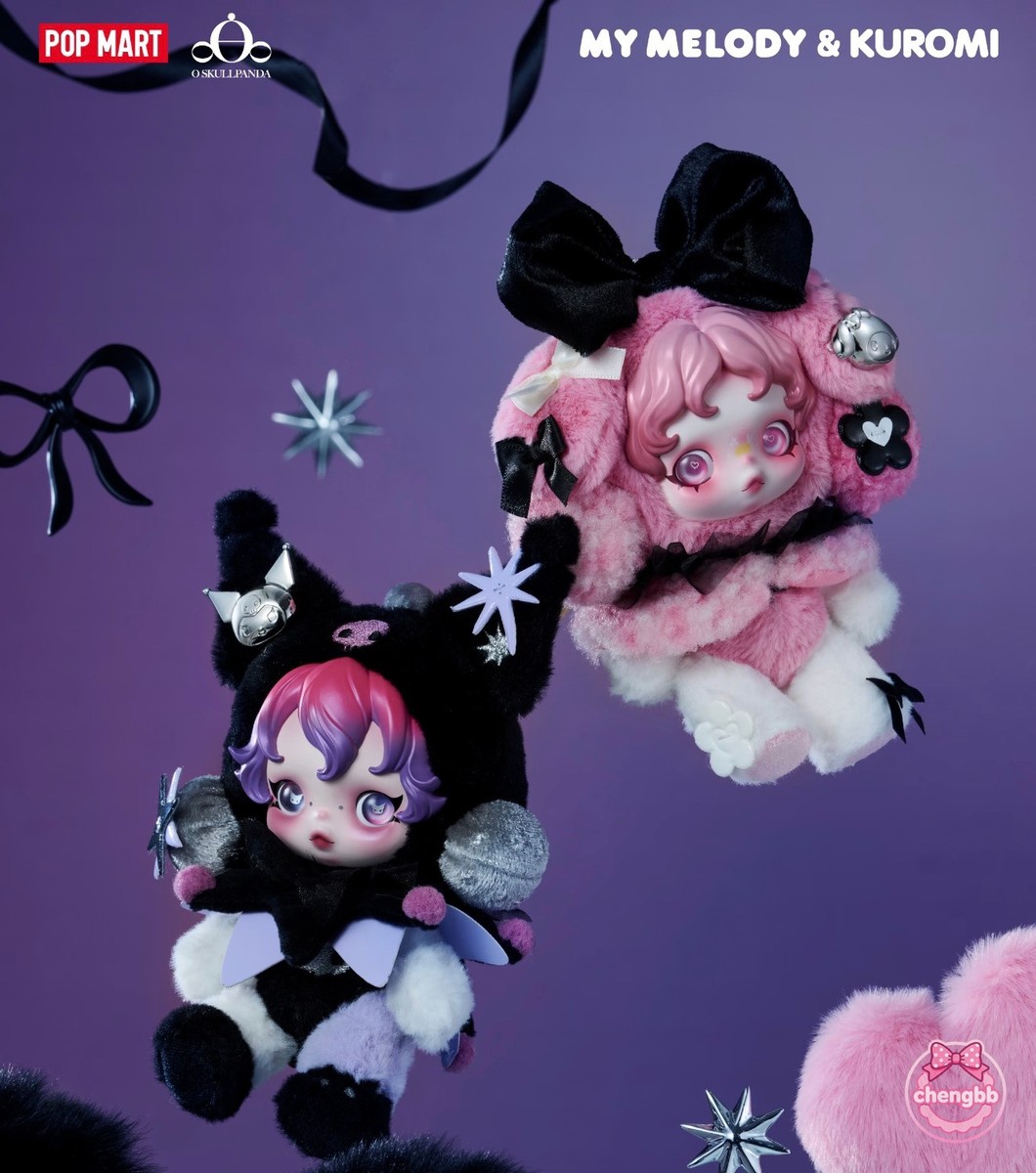 100% Authentic Skullpanda x My Melody & Kuromi Series Figure Toy