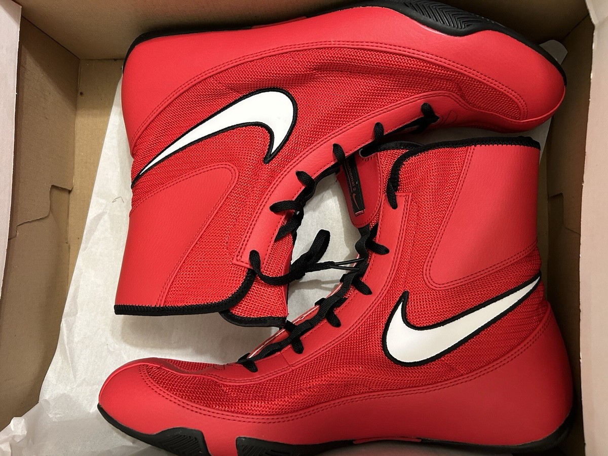 Red Nike Boxing Shoes Machomai 2 | eBay