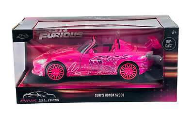 Jada Toys 1 24 Diecast Sukis Honda S2000 CHASE Pink Slips Hot Pink