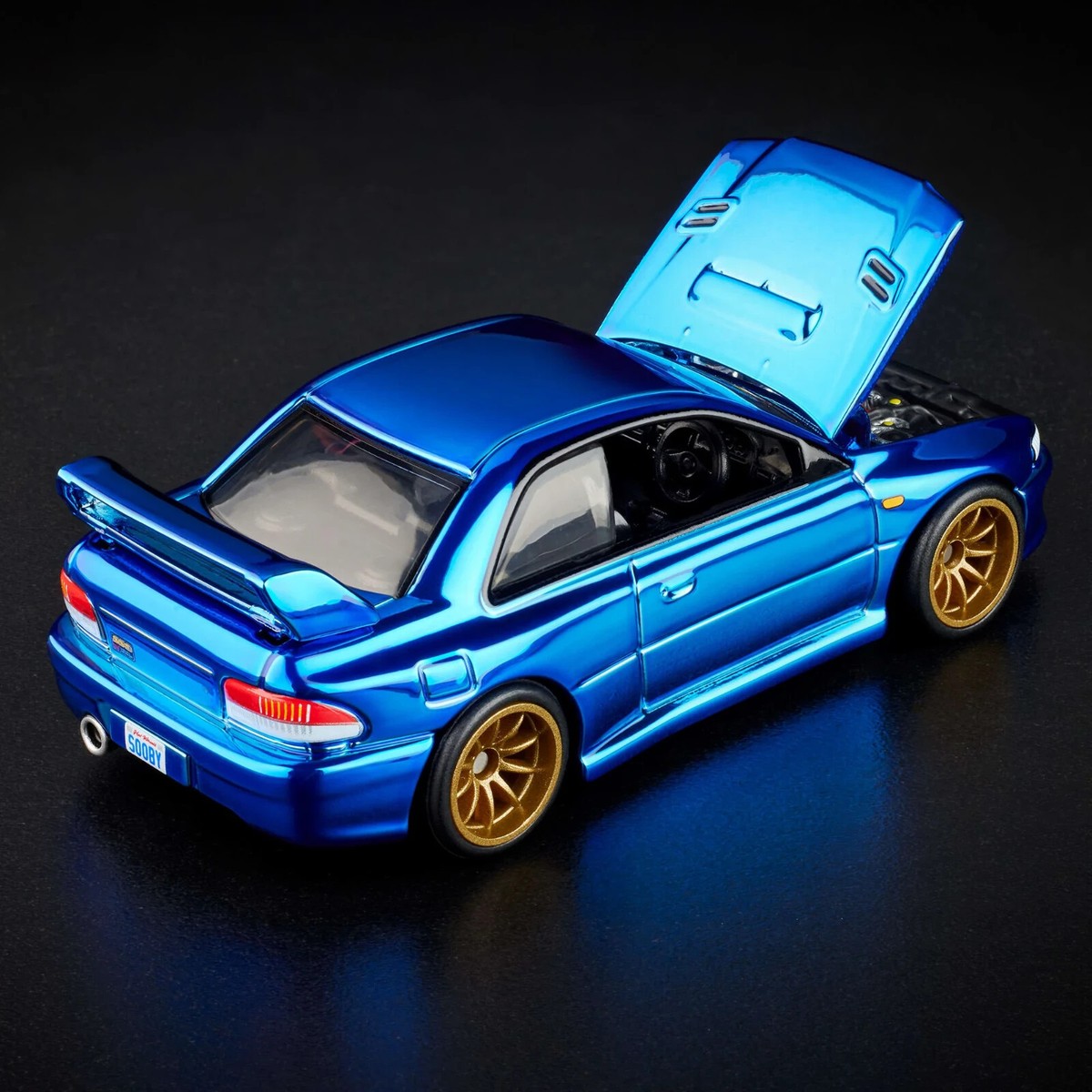 Hot Wheels RLC 1998 Subaru Impreza 22B-STi Version Blue Opening