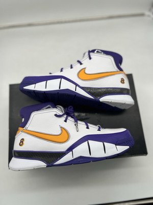 Nike Zoom Kobe 1 Protro Final Seconds Sz 9.5 Think 16 White Purple
