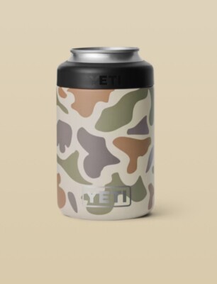 Yeti Limited Edition Rambler 12 oz Colster Can Cooler - Tan Camo