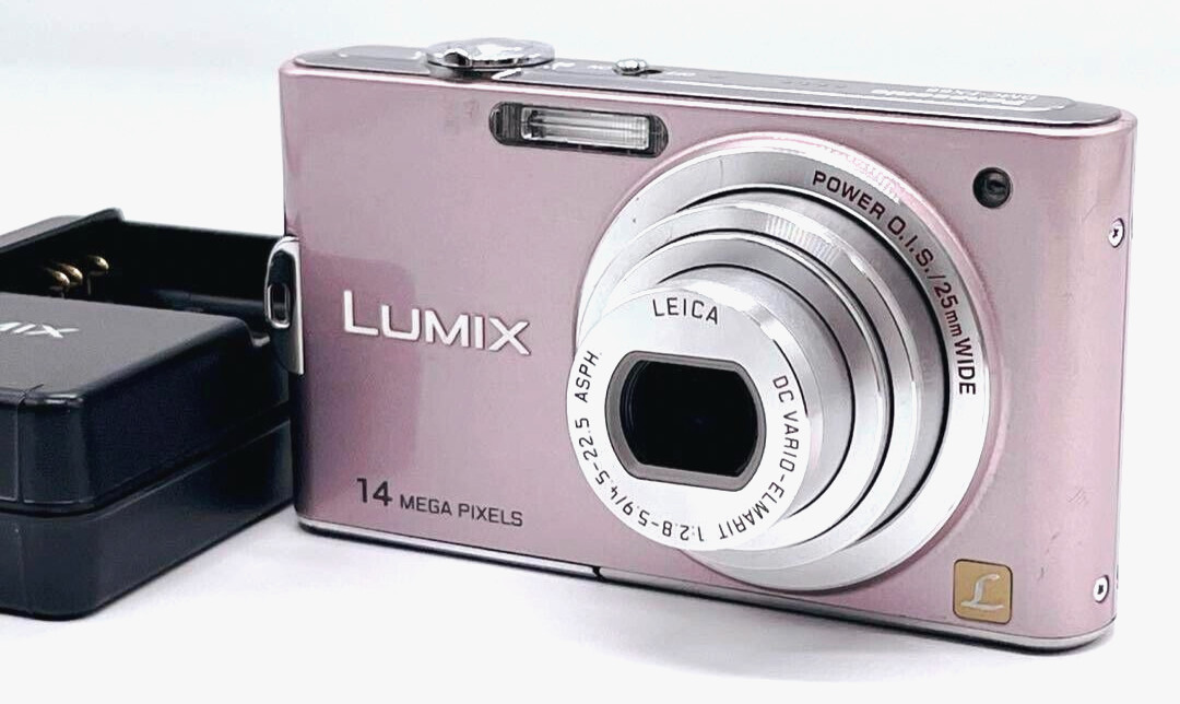 美品 Panasonic DMC-FX66 ピンク 14MP 箱付き 充電器 PanasonicDMC