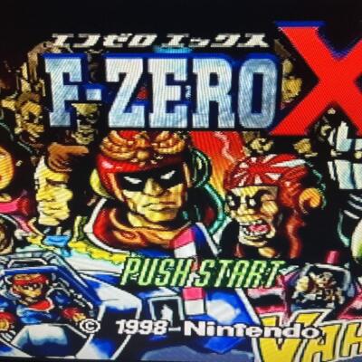 Nintendo F-ZERO X w/Box and Manual | Nintendo 64 N64 | Car Racing