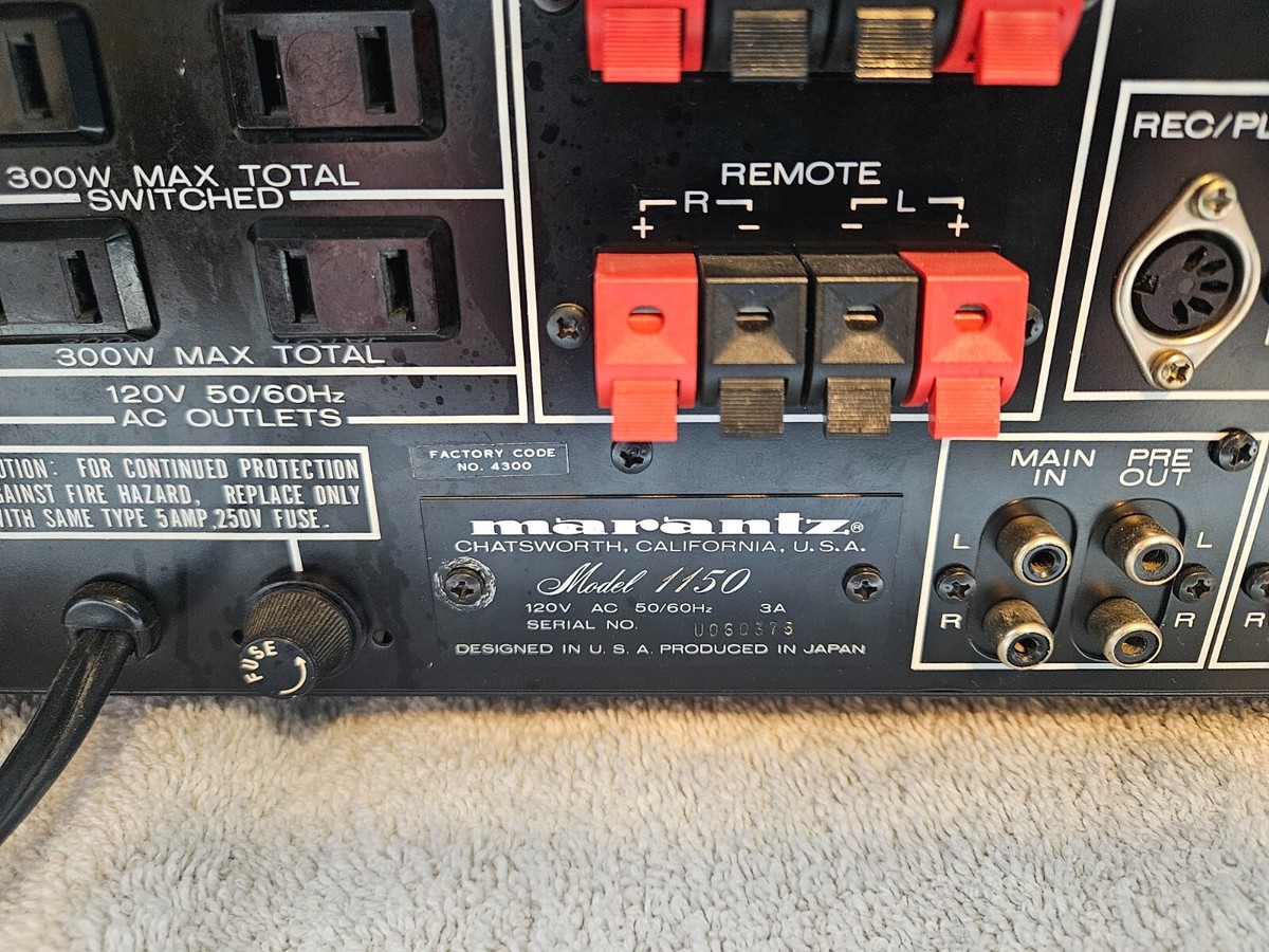 Marantz 1150 Stereo Console Amplifier | Integrated Amplifier