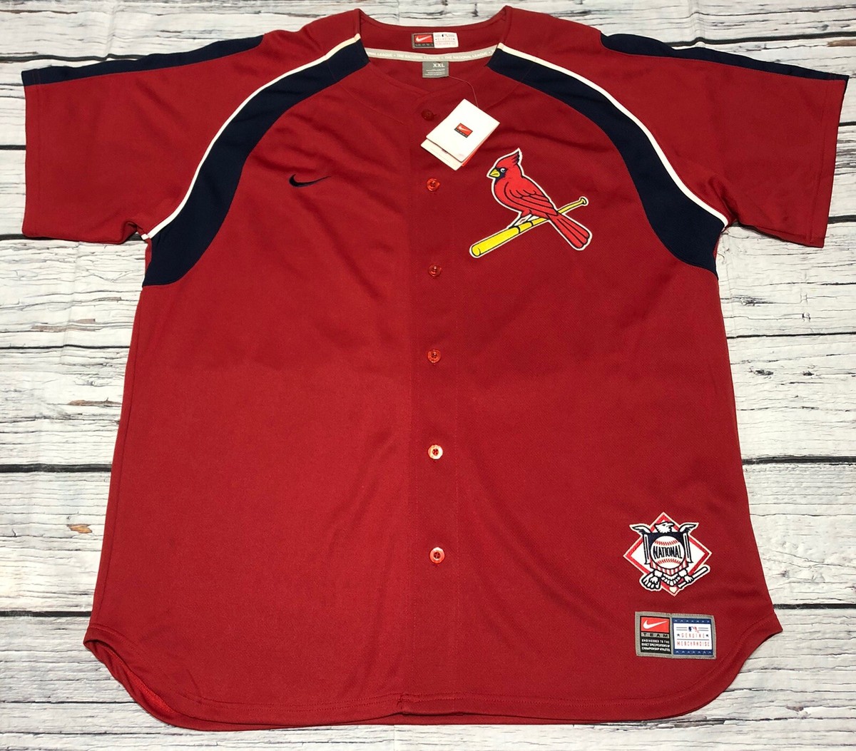 Team Nike St. Louis Cardinals Baseball Jersey Blank Red Men's Size