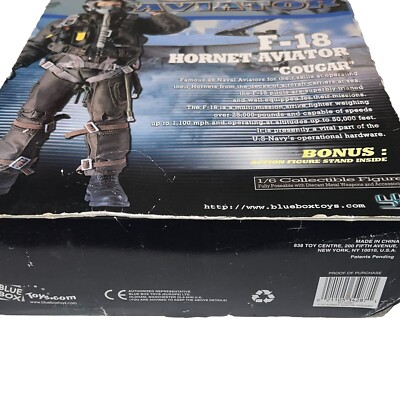 1/6 Elite Force Aviator US Navy F-18 Hornet Pilot 
