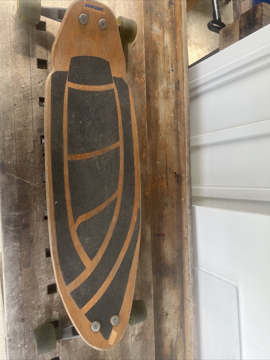 VINTAGE STIK CARVEBOARD LONGBOARD MADE IN USA COMPLETE RARE See