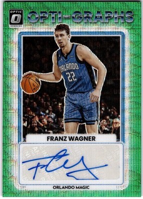 2022 Donruss Optic Franz Wagner Opti-Graphs Green Wave Magic | eBay
