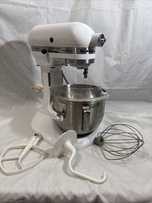 KitchenAid Pro HD White 5 Qt Bowl, 3 Accessories Stand Mixer