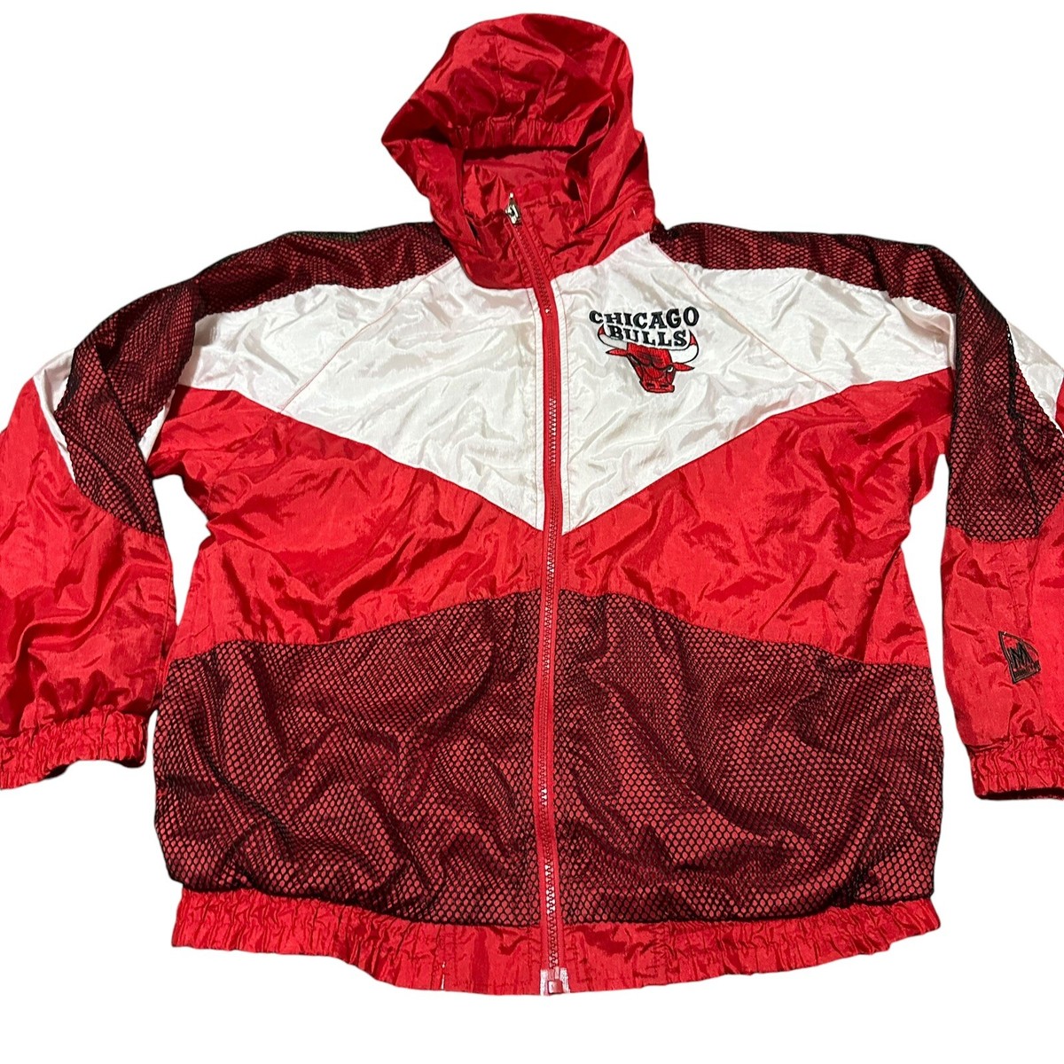 Vintage NBA Chicago Bulls Jump Ball Club Mighty Mac Sports Jacket