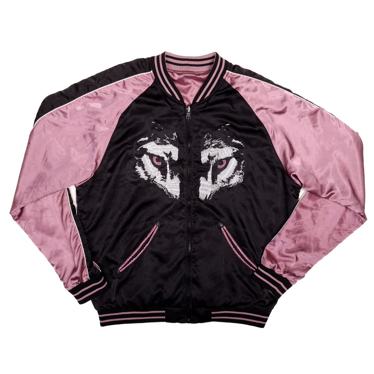 Diesel Wolf Reversible Satin Sukajan Embroidered Jacket J-Gahan