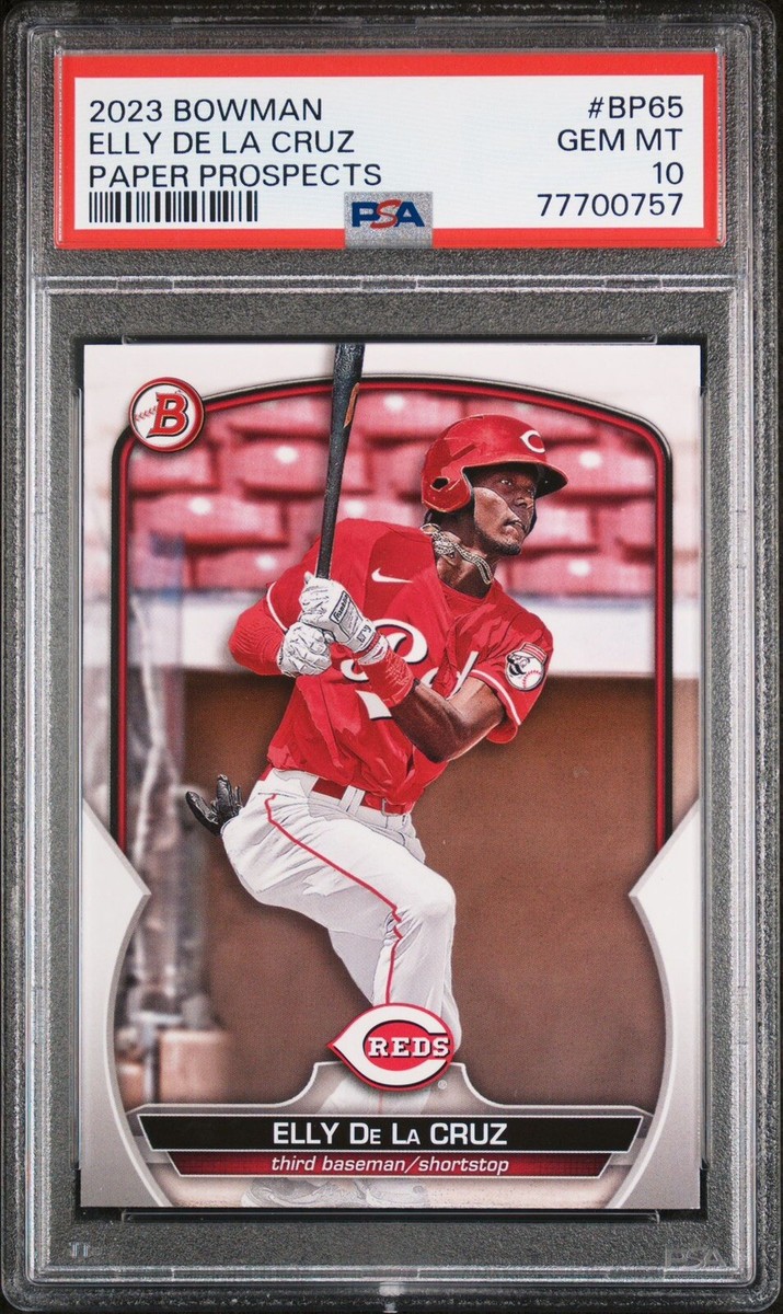 PSA 10 Elly De La Cruz PROSPECT 2023 Bowman Paper Prospects #BP-65