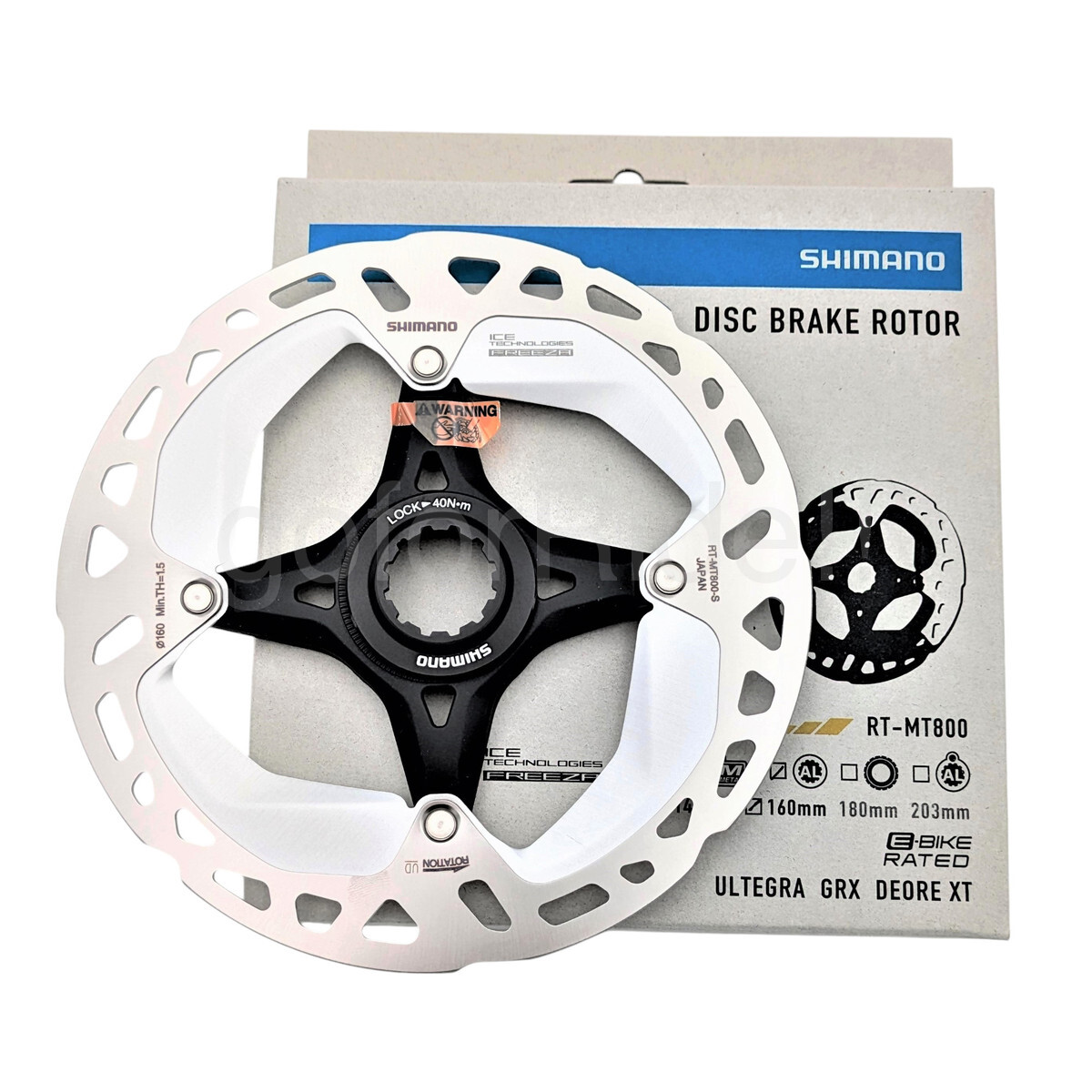 Shimano Deore XT RT-MT800 160 mm Disc Brake Rotor Center Lock with